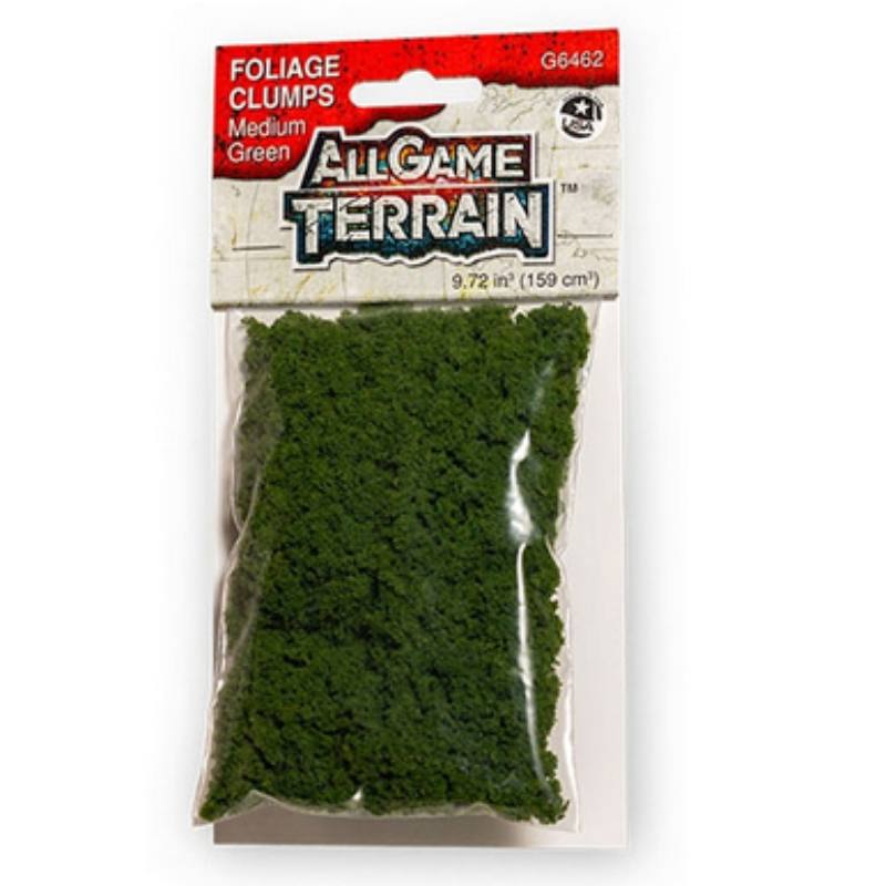 Woodland Sceneics All Game Terrain Medium Green Foliage Clumps